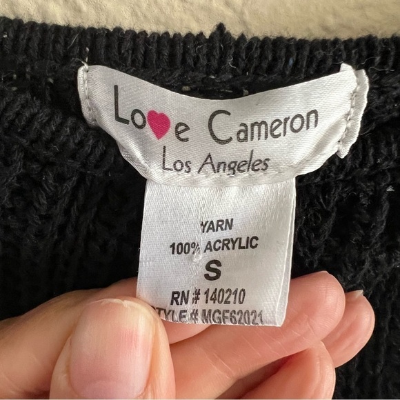 Knit sweater, Tie back Size Small - Picture 4 of 8